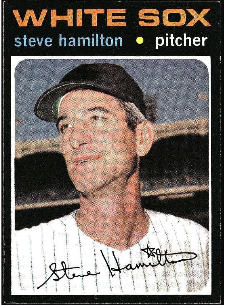 Steve Hamilton 1971 topps Topps