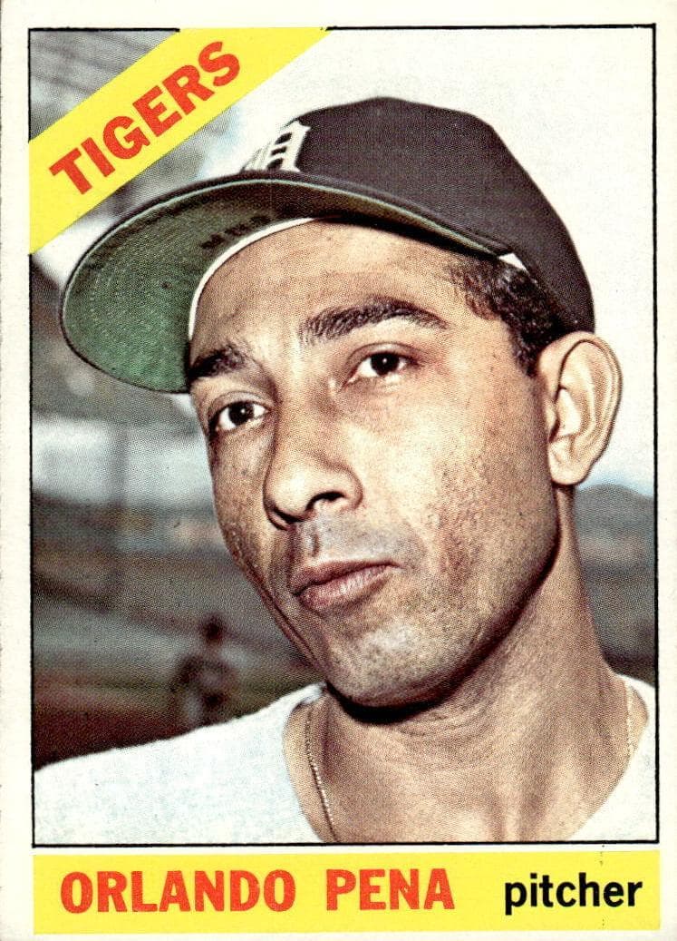 Orlando Pena 1966 topps Topps Venezuelan