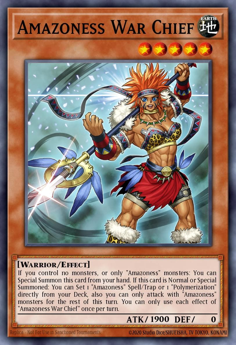 Amazoness War Chief 2023 Yu-Gi-Oh!