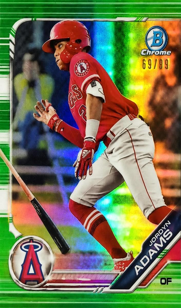 Jordyn Adams 2019 bowman Bowman Draft Sapphire Edition