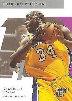 Shaquille O'Neal 2002 topps