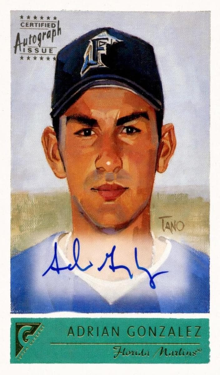 Adrian Gonzalez 2001 topps Topps Gallery