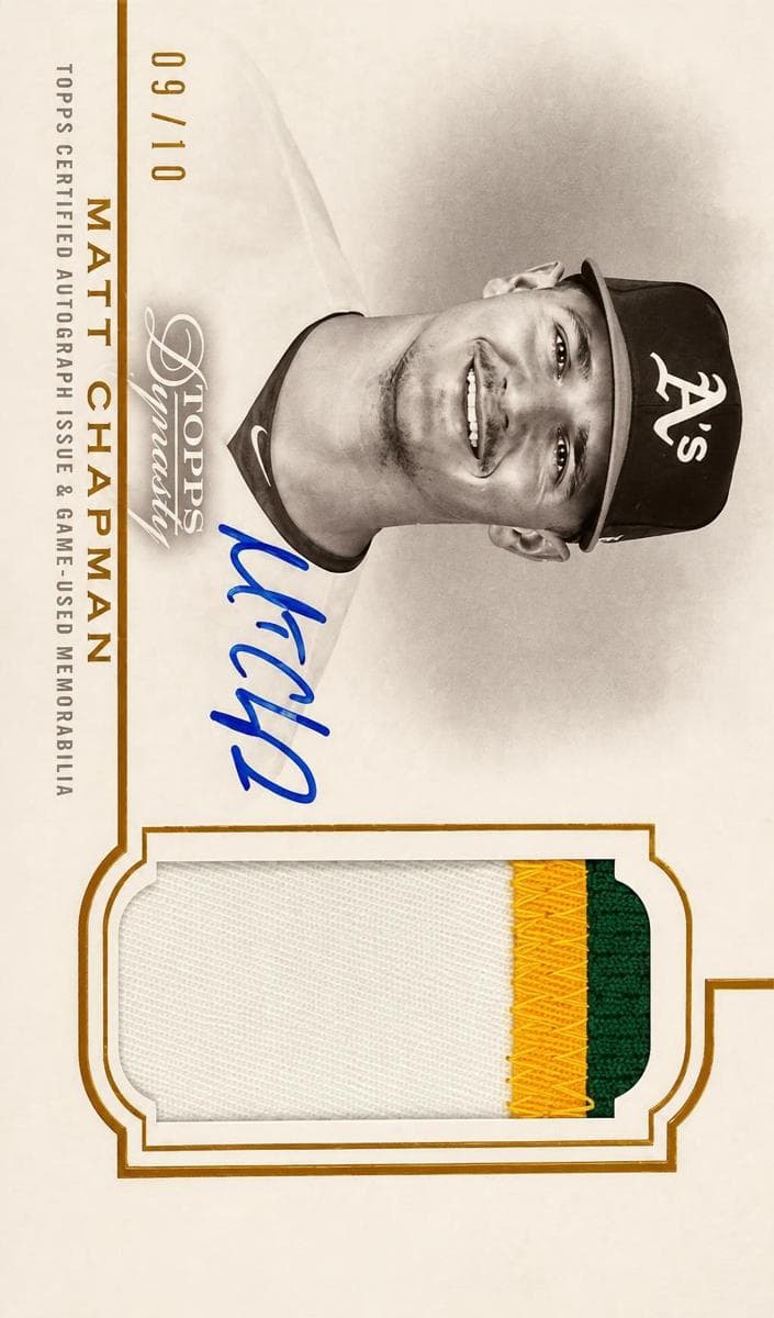 Matt Chapman 2020 topps Topps Dynasty