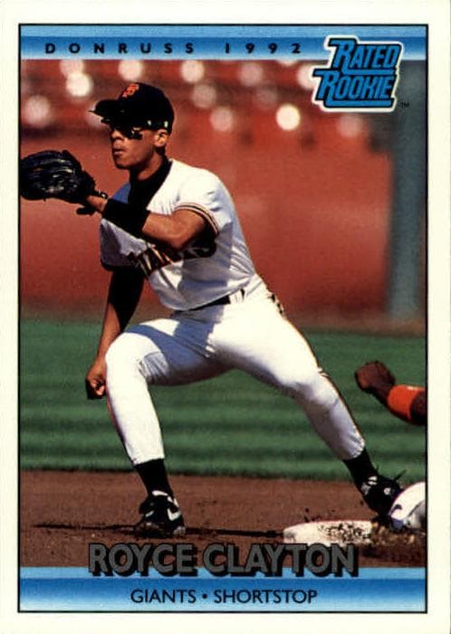 Royce Clayton 1992 panini Donruss