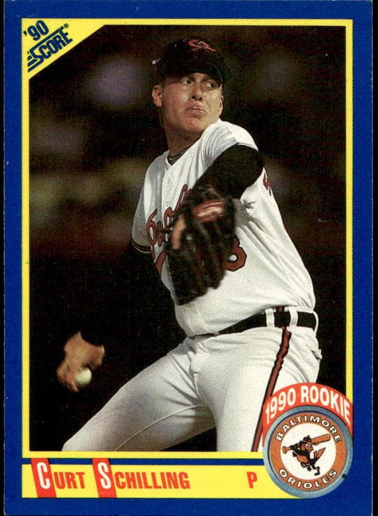 Curt Schilling 1990 panini Score