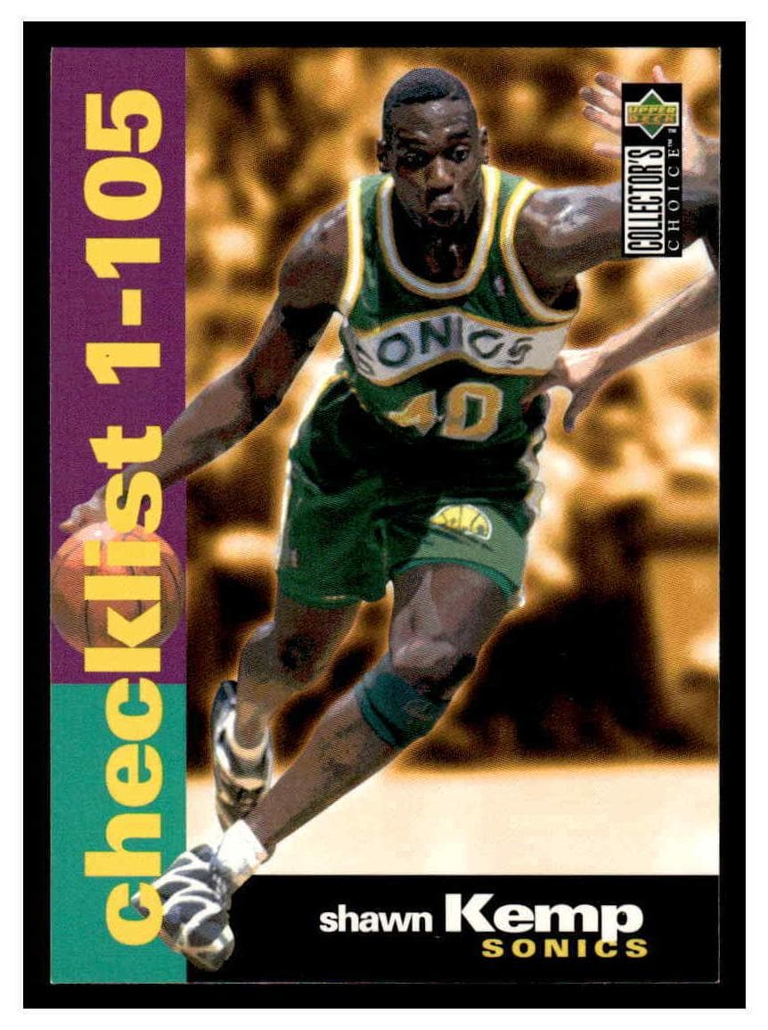 Shawn Kemp 1995 unknown Collector's Choice