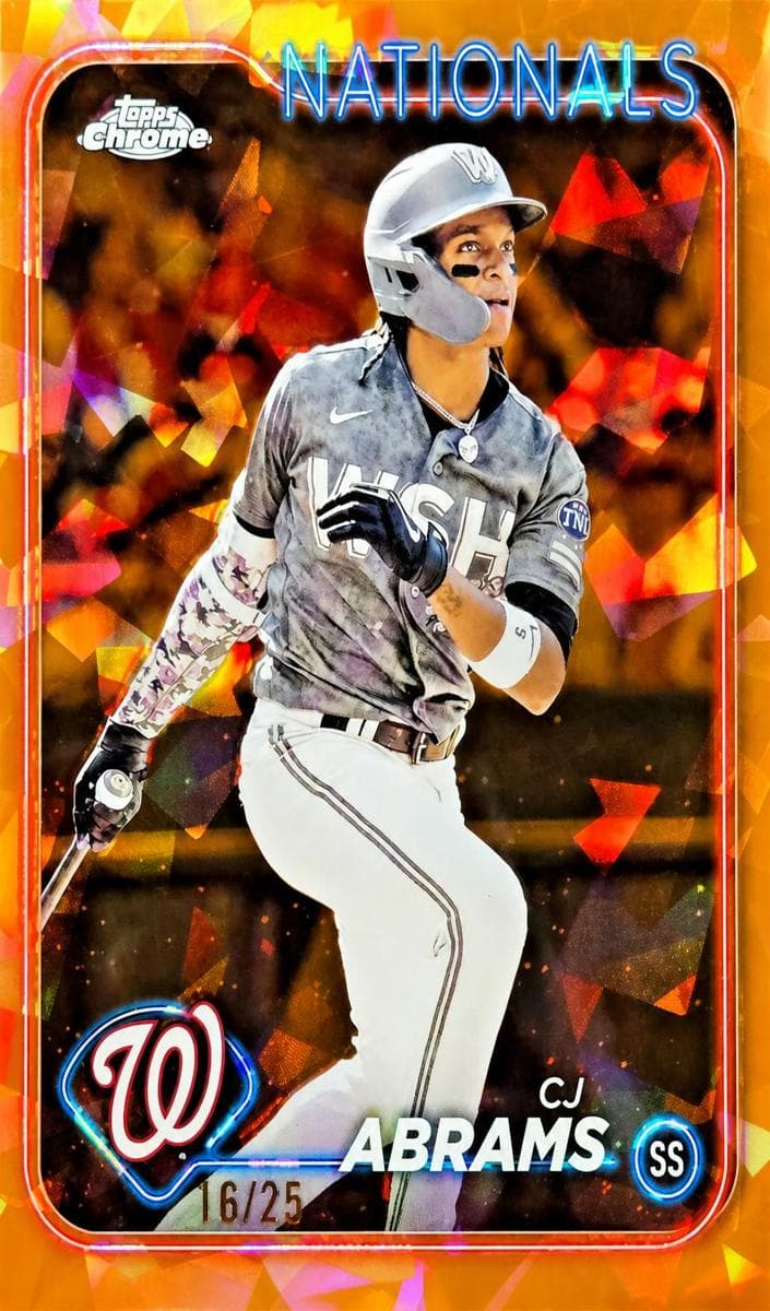 Max Scherzer 2024 topps Topps Chrome