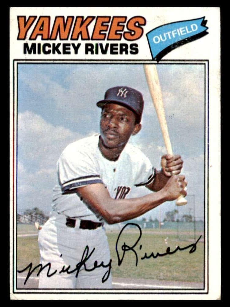 Mickey Rivers 1977 topps Topps