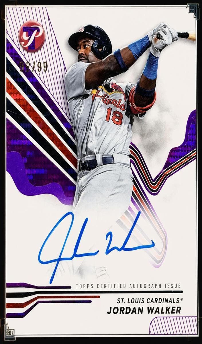 Jordan Walker 2024 topps Topps Pristine