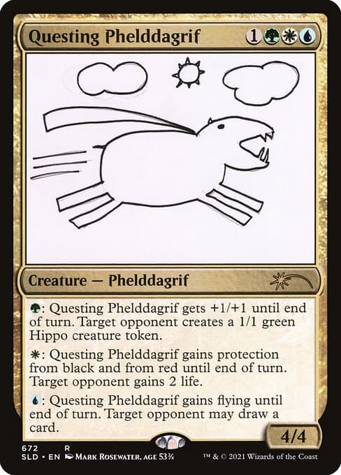 Questing Phelddagrif 2019 Magic: The Gathering Secret Lair Drop