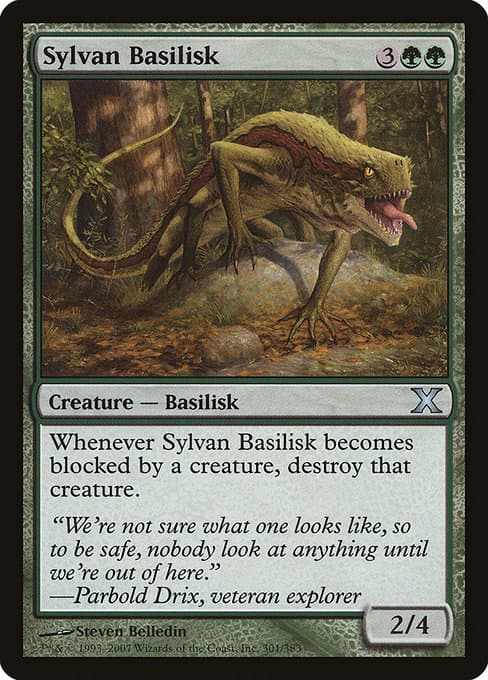 Sylvan Basilisk 2007 Magic: The Gathering
