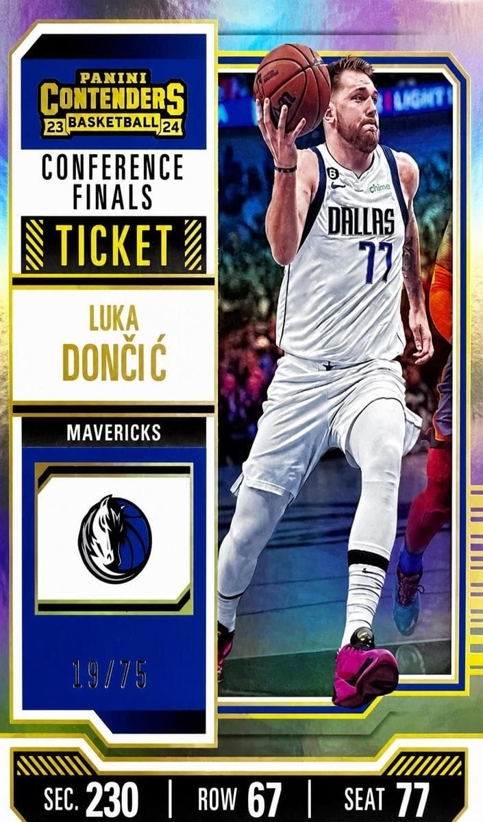 Luka Doncic 2023 panini Panini Contenders