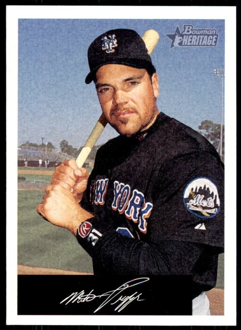 Mike Piazza 2002 bowman Bowman Heritage
