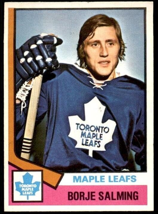 Borje Salming 1974 topps O-Pee-Chee