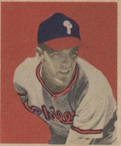 Curt Simmons 1949 bowman Bowman