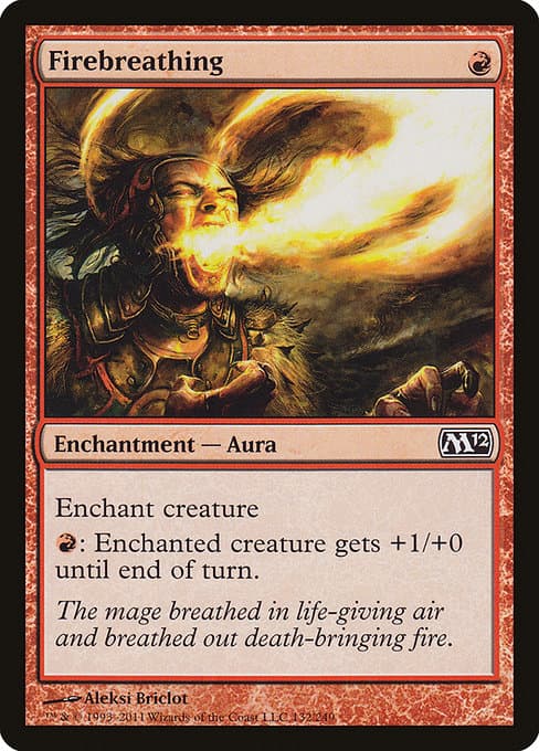 Firebreathing 1994 Magic: The Gathering Revised