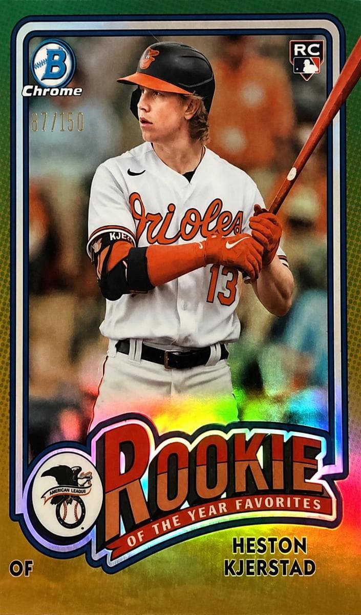 Heston Kjerstad 2024 bowman Bowman Chrome