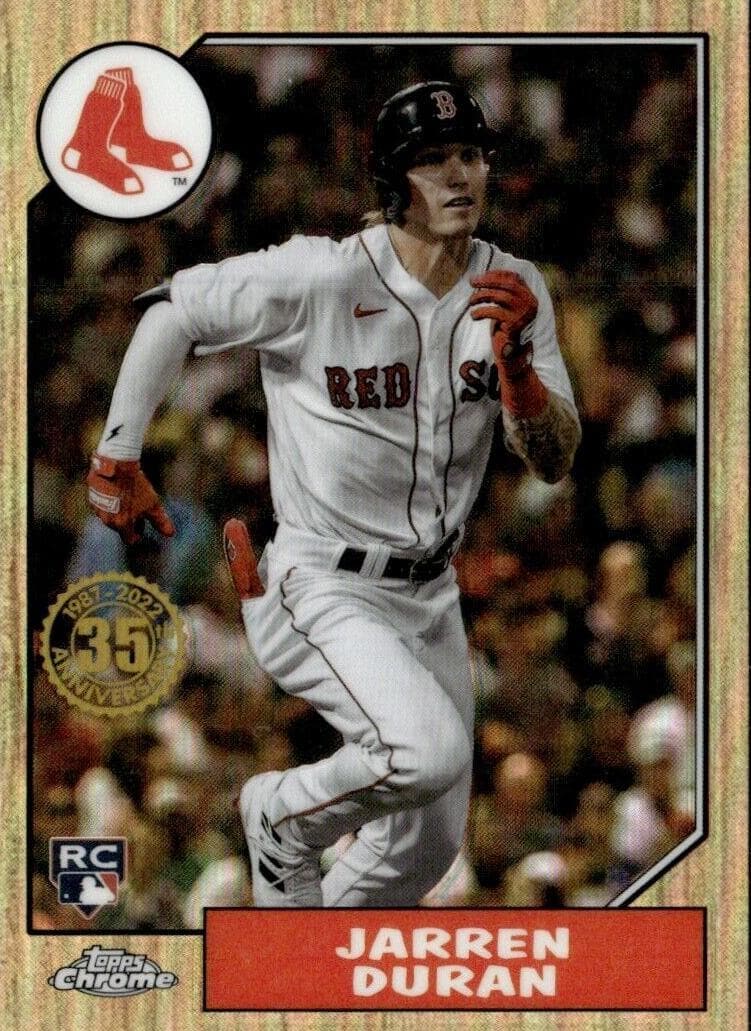 Jarren Duran 2022 topps Topps Chrome