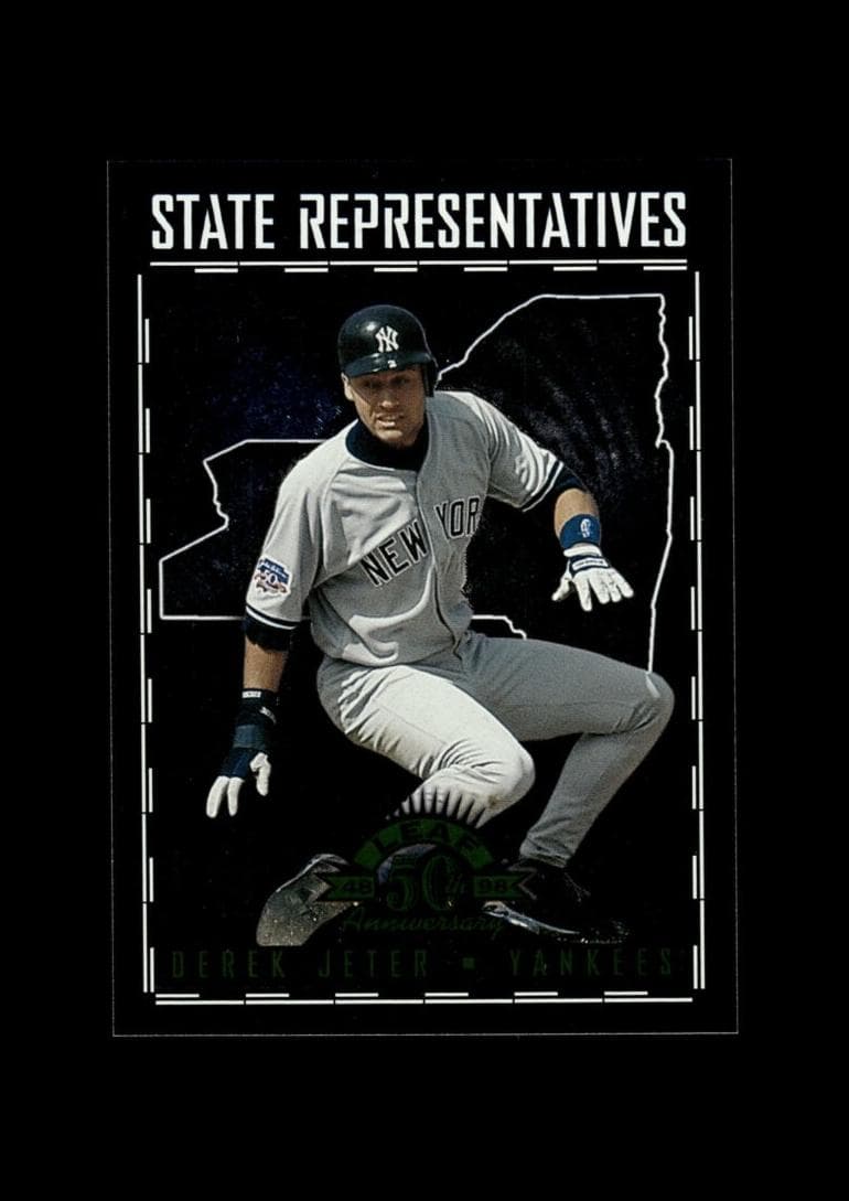 Derek Jeter 1998 leaf Leaf