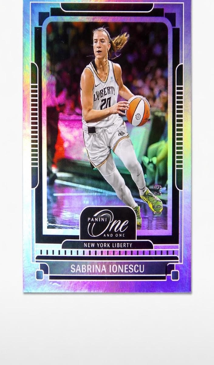 Sabrina Ionescu 2025 panini One And One Wnba