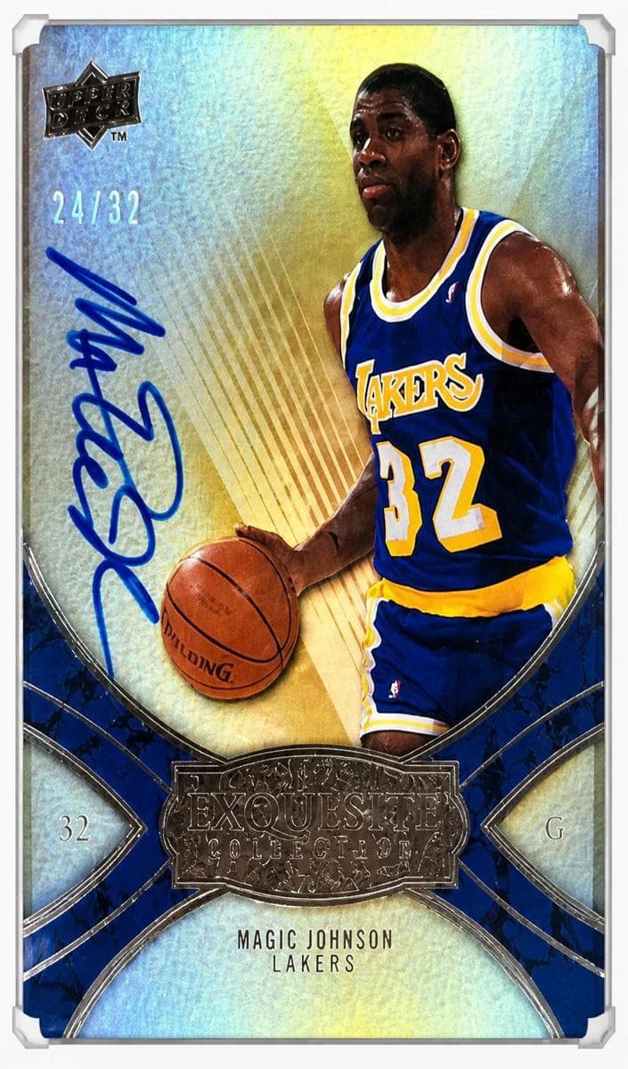 Magic Johnson 2008 upper-deck Exquisite Collection