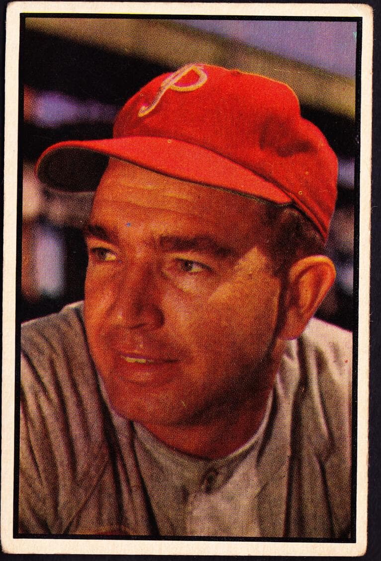 Willie Jones 1953 bowman Bowman Color