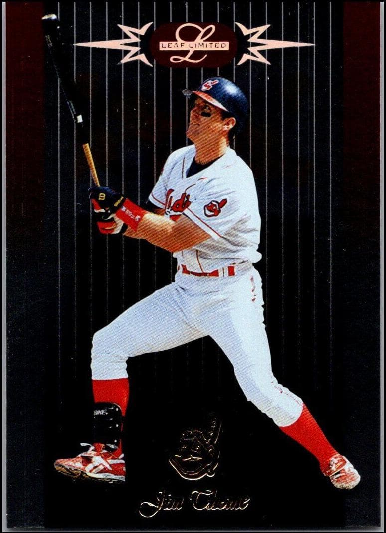 Jim Thome 1996 leaf Leaf Limited