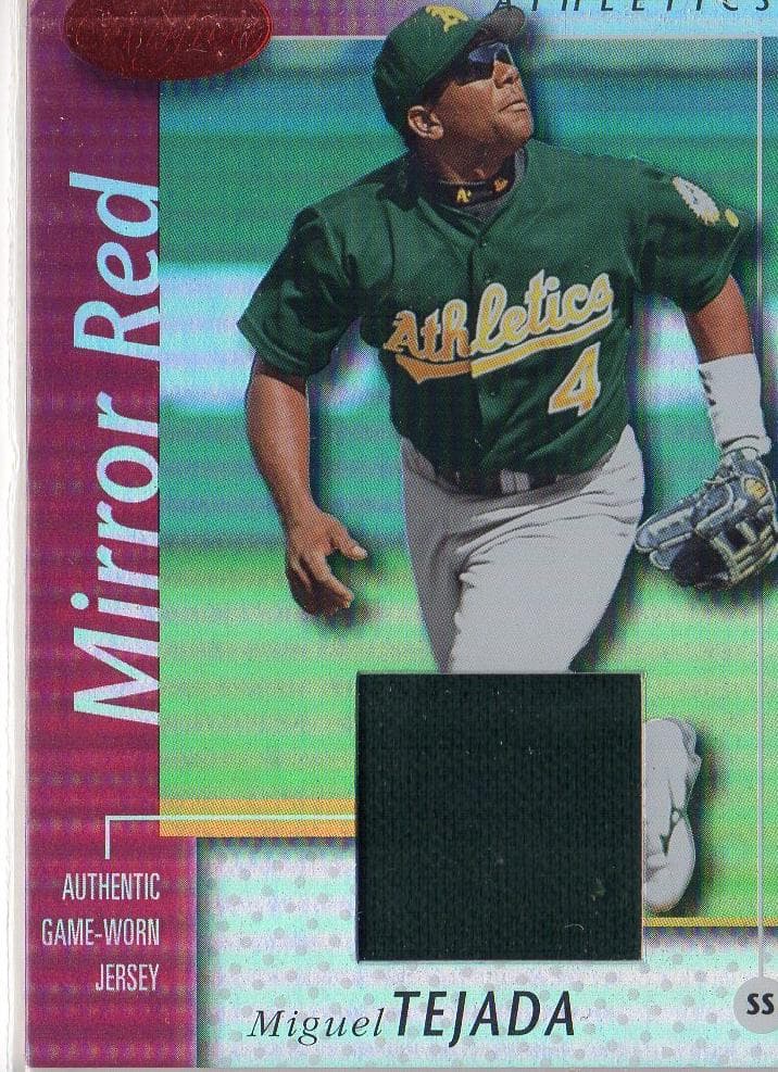 Miguel Tejada 2002 leaf Certified