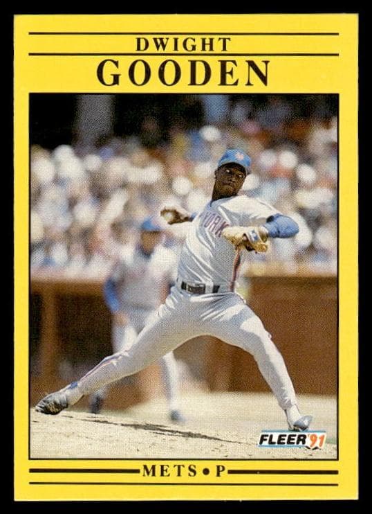 Dwight Gooden 1991 fleer Fleer
