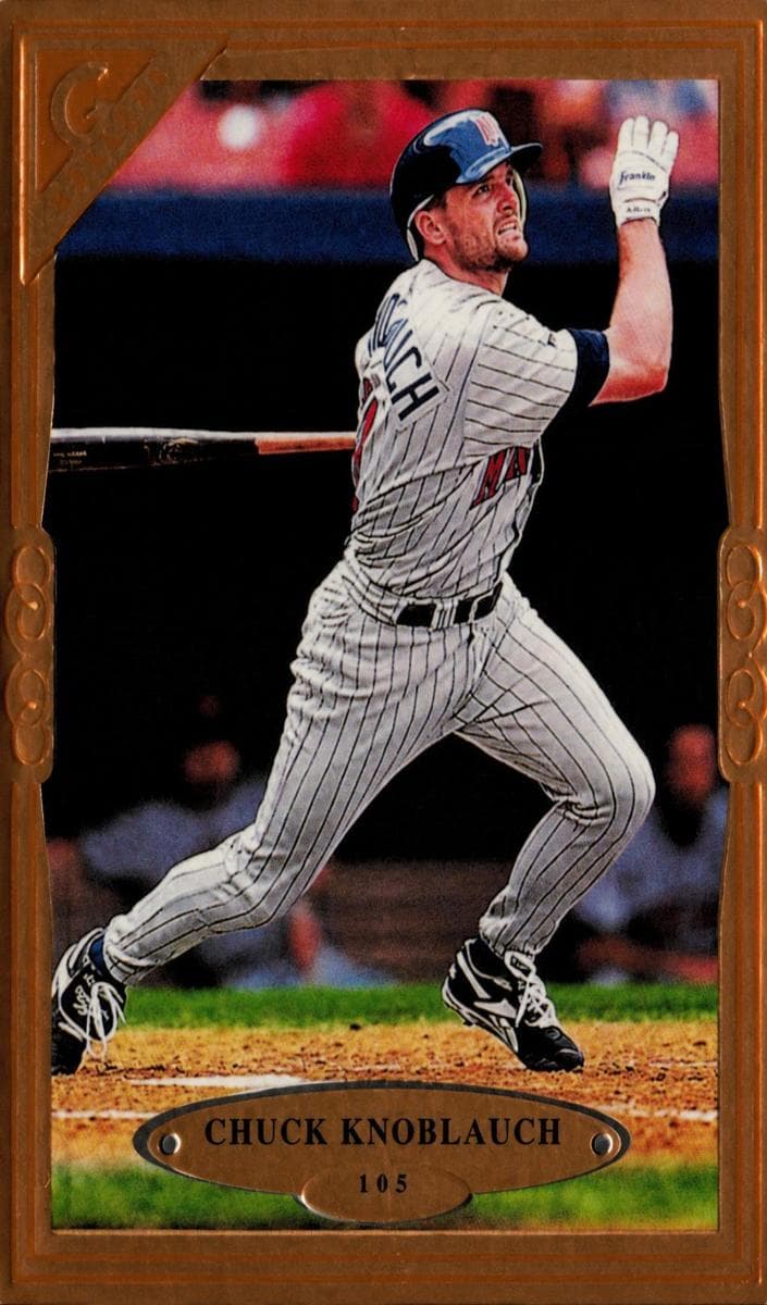 Chuck Knoblauch 1997 topps Topps Gallery