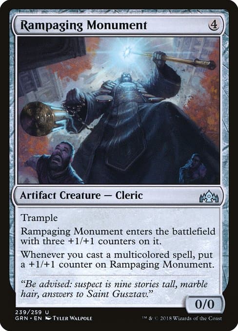 Rampaging Monument 2018 Magic: The Gathering Guilds of Ravnica
