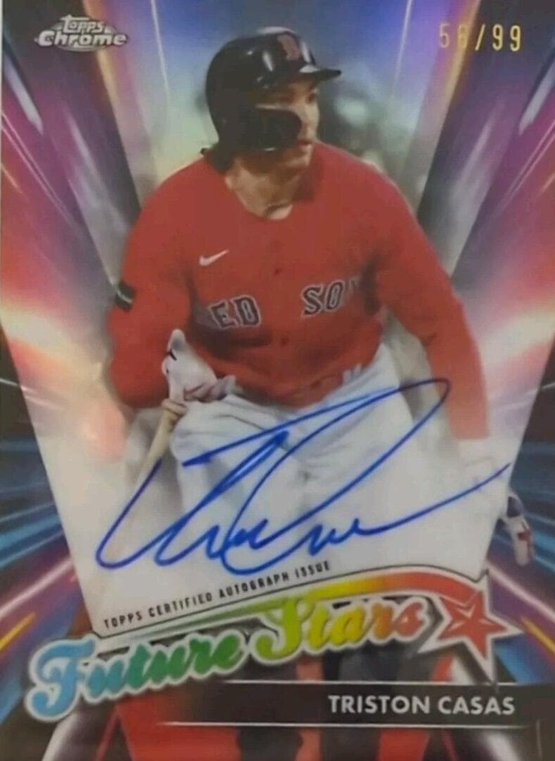 Triston Casas 2024 topps Topps Chrome