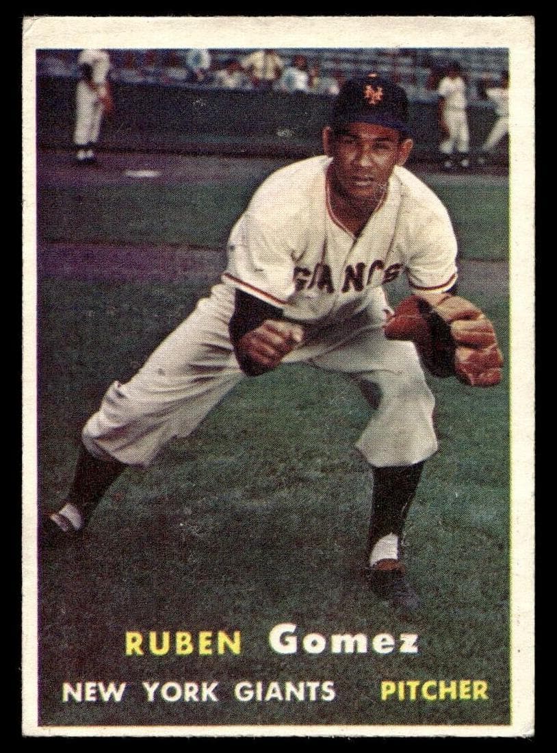 Ruben Gomez 1957 topps Topps
