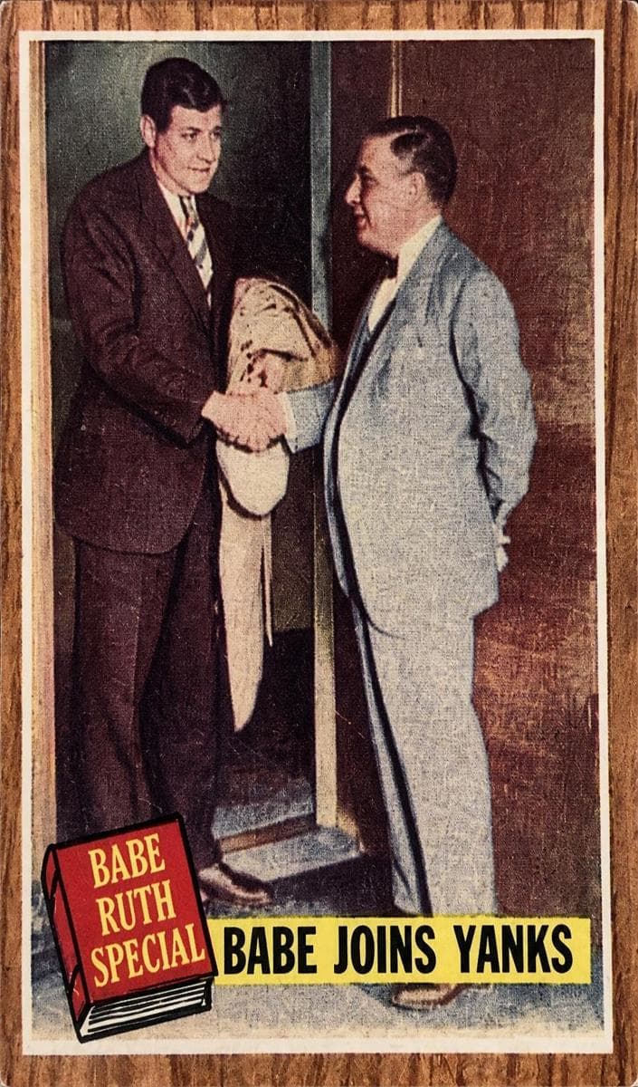 Babe Joins the Yanks 1962 topps Topps