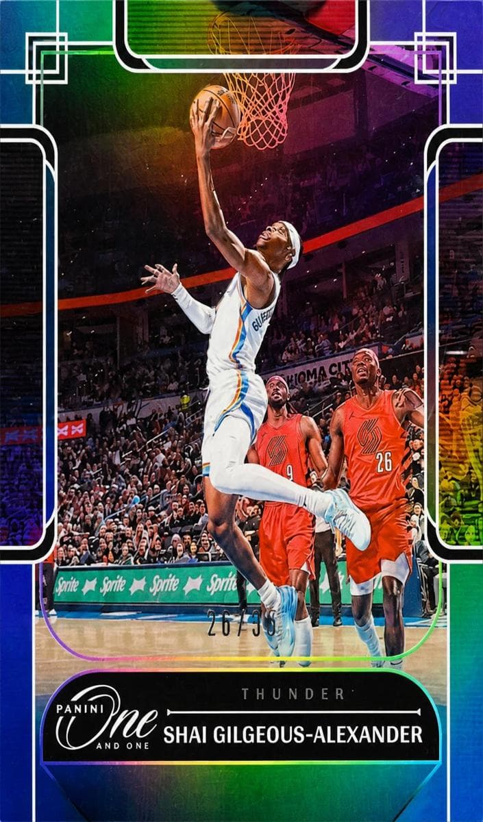 Shai Gilgeous-Alexander 2023 panini Panini One and One