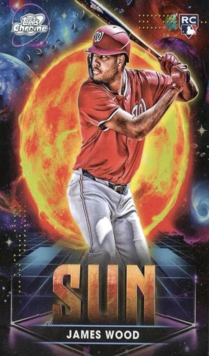 James Wood 2025 topps Topps Cosmic Chrome