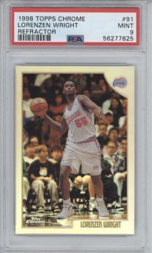 Lorenzen Wright 1998 topps Topps Chrome