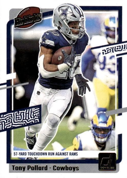 Tony Pollard 2023 panini Panini Donruss