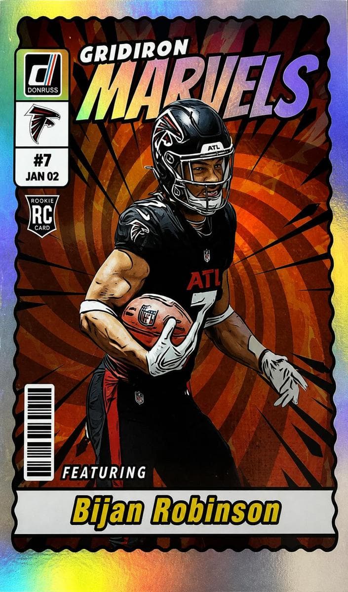 Bijan Robinson 2023 panini Panini Donruss