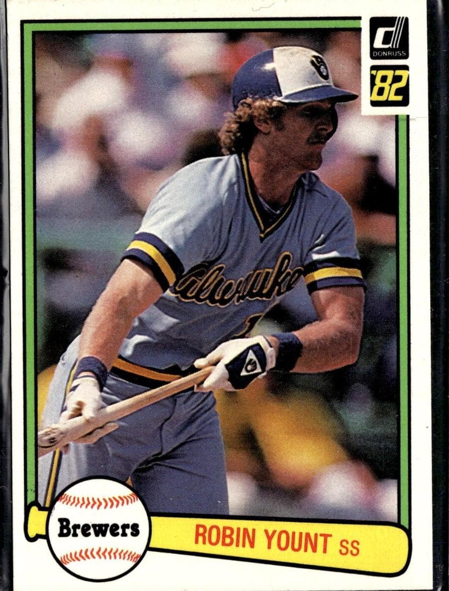 Robin Yount 1982 panini Donruss