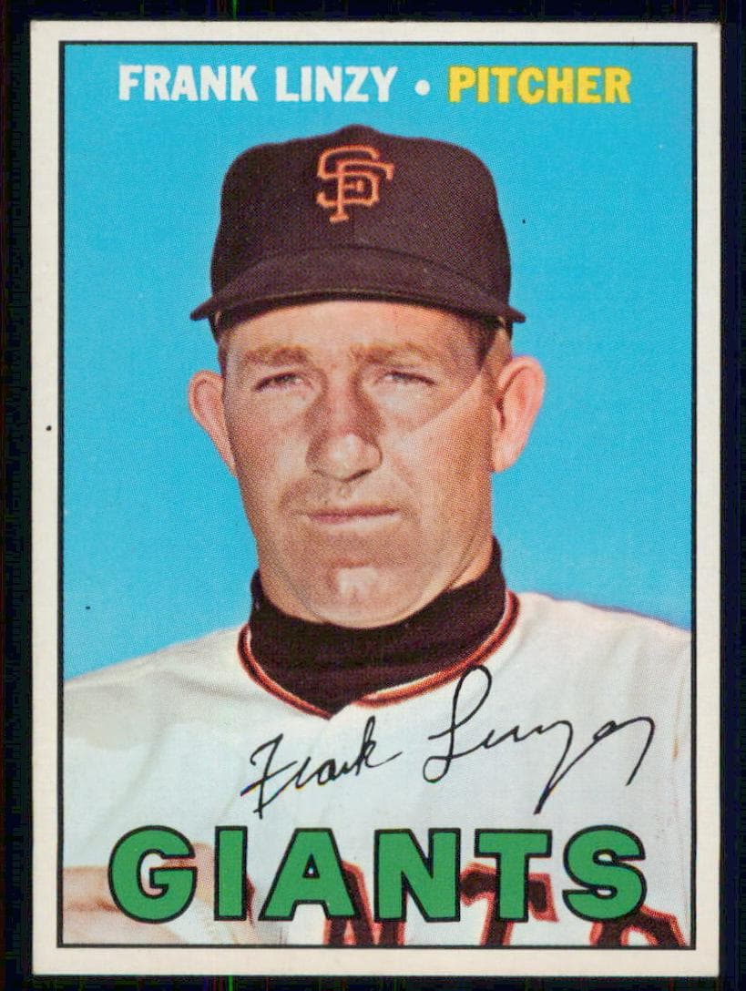 Frank Linzy 1967 topps Topps