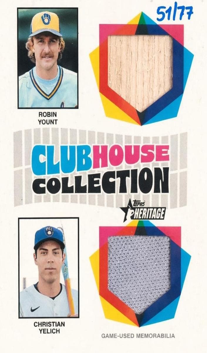 Robin Yount/Christian Yelich #CCDR-YY