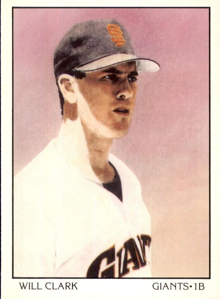 Will Clark 1990 panini Score