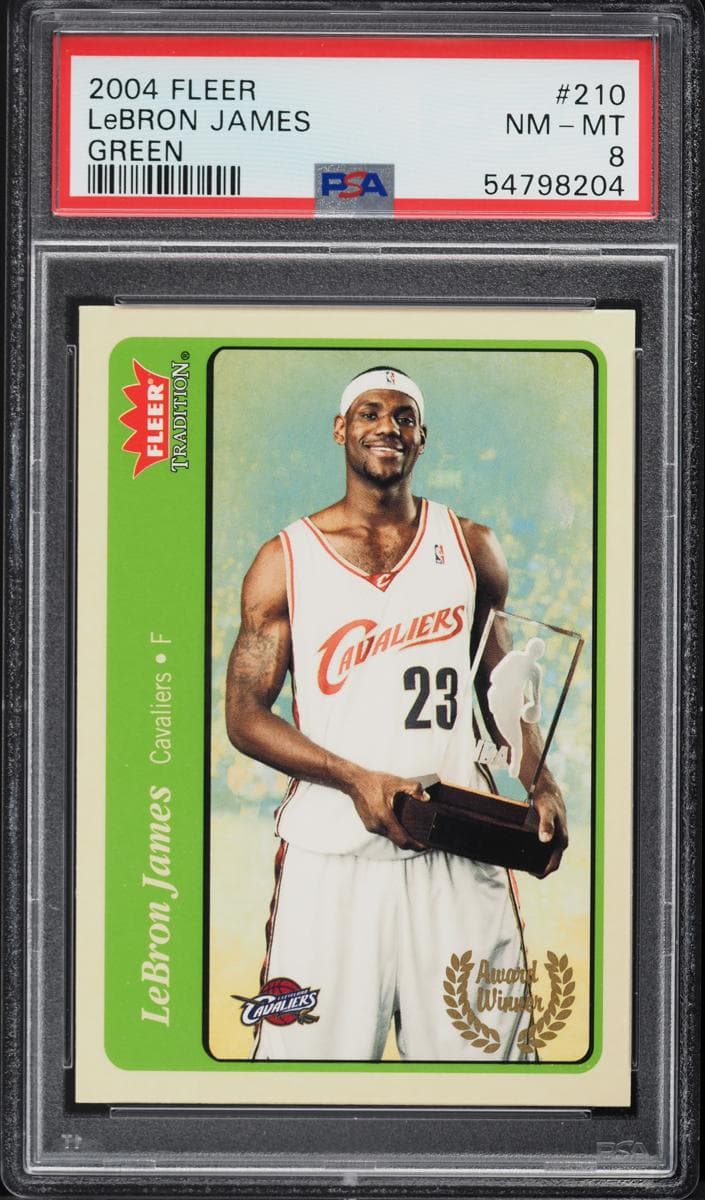 LeBron James 2004 fleer Fleer Tradition