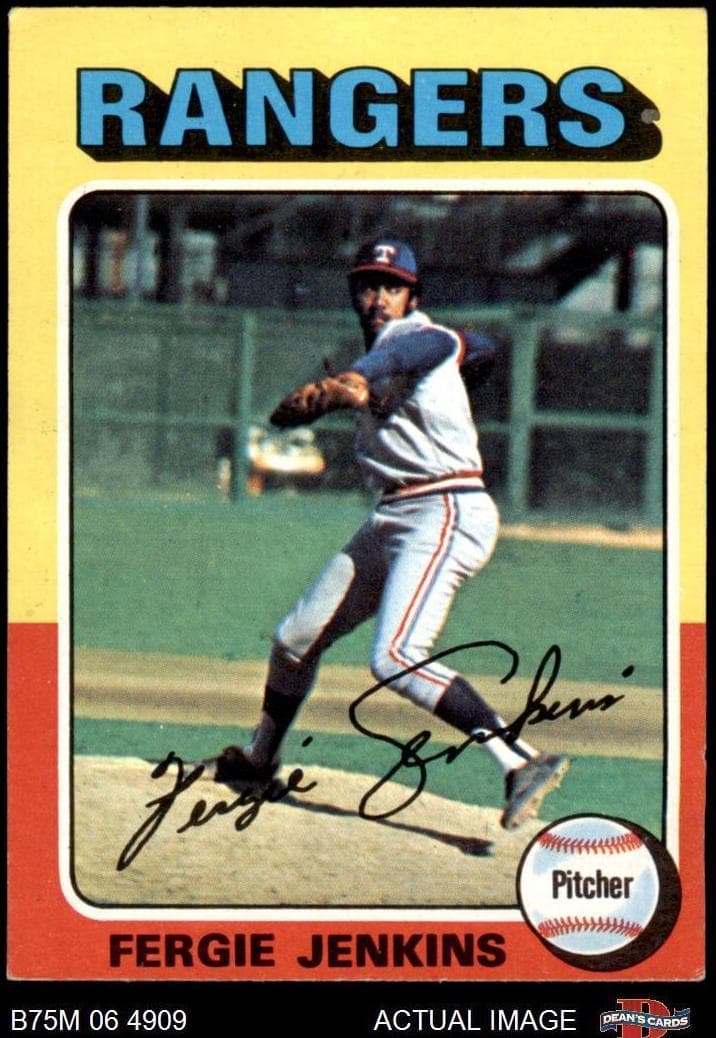 Fergie Jenkins 1975 topps Topps Mini