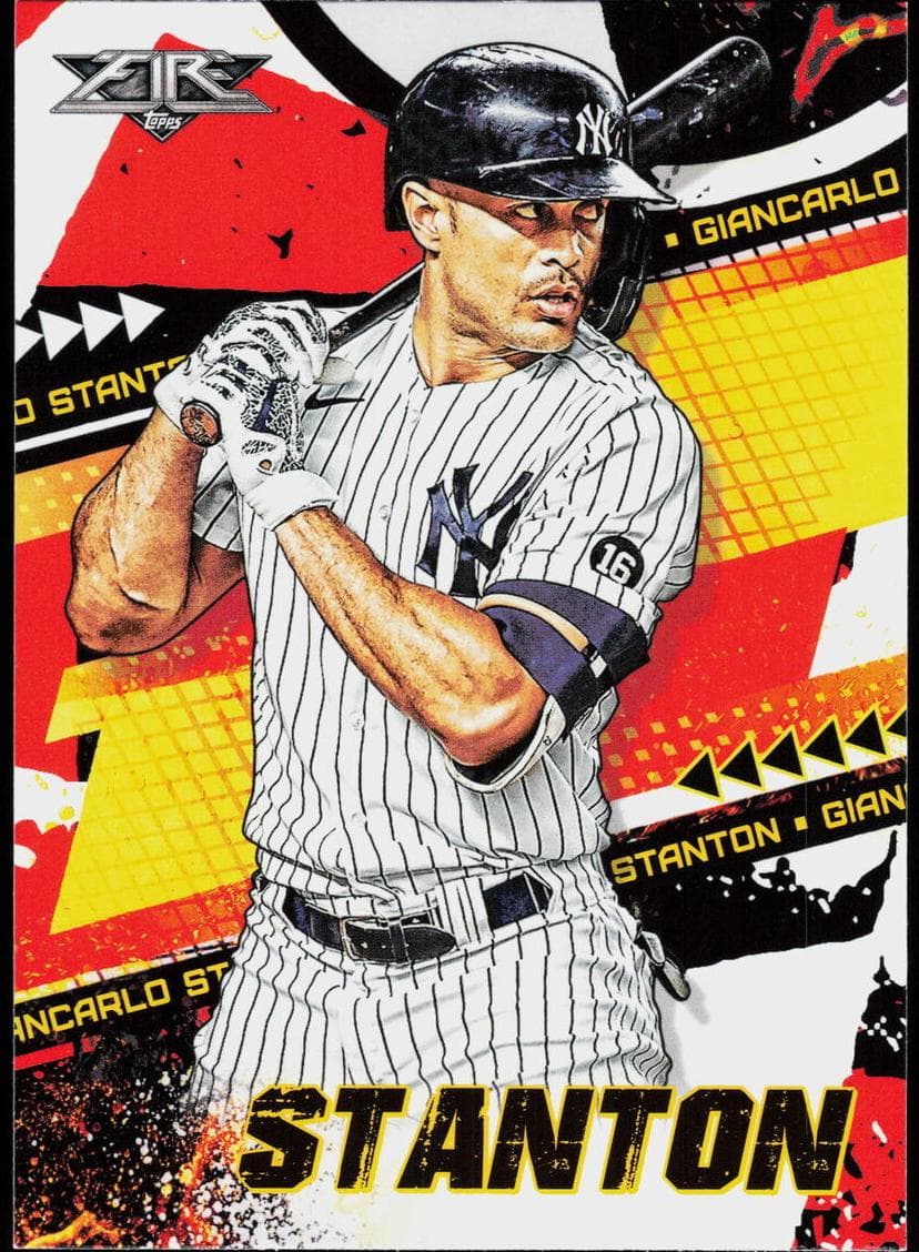 Giancarlo Stanton 2022 topps Topps Fire