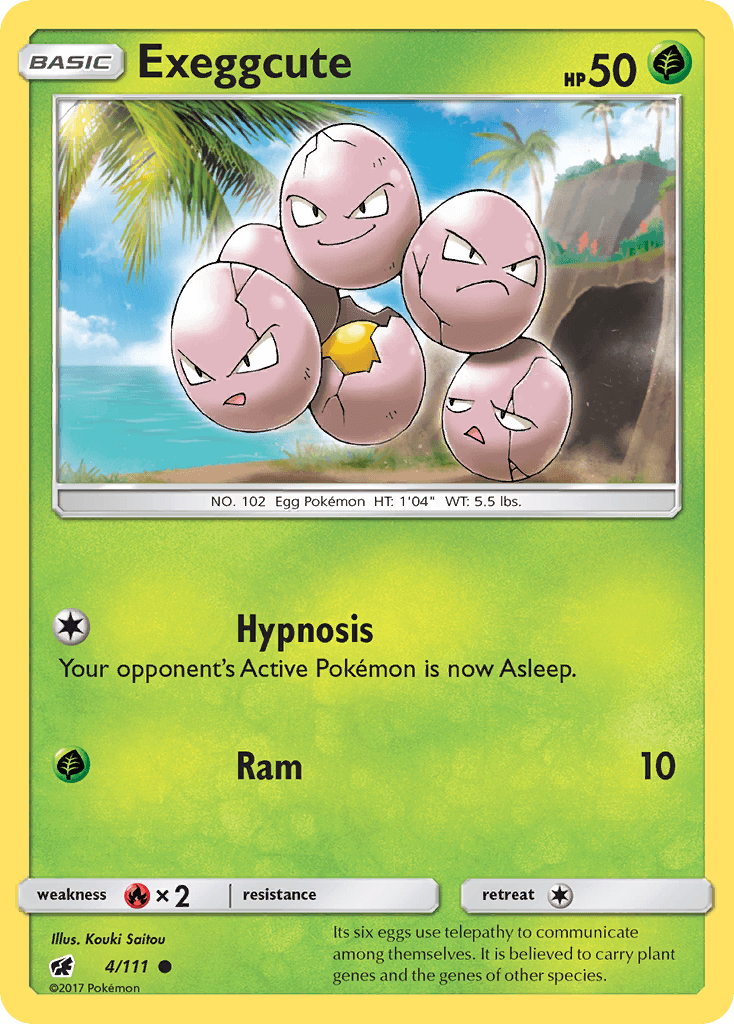 Exeggcute 2017 Pokemon Crimson Invasion