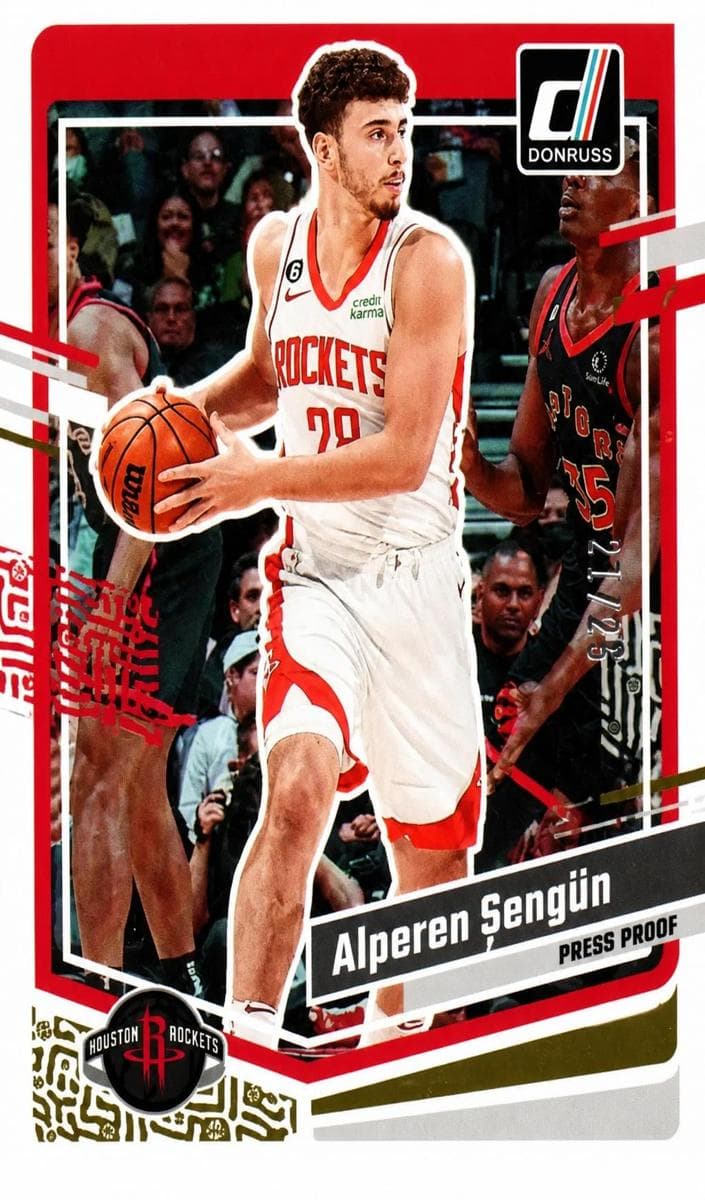 Alperen Sengun 2023 panini Donruss