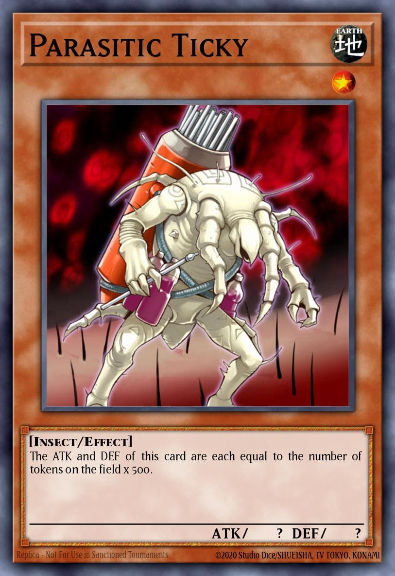 Parasitic Ticky 2006 Yu-Gi-Oh! Shadow of Infinity