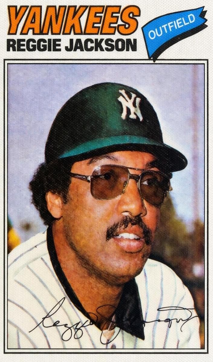 Reggie Jackson 1977 topps